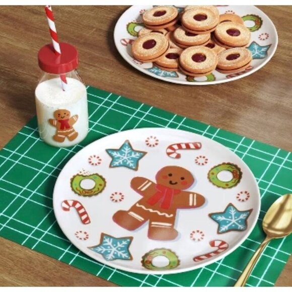 Target 10" Christmas Melamine Gingerbread Dinner Plate  Wondershop™ Holiday - Picture 3 of 7